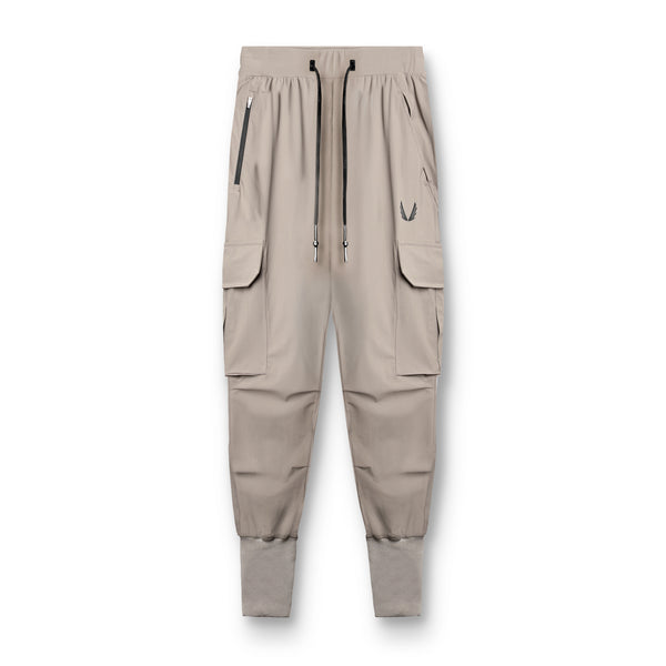 0437. Tetra-Lite® Cargo High Rib Jogger - Sand Smoke