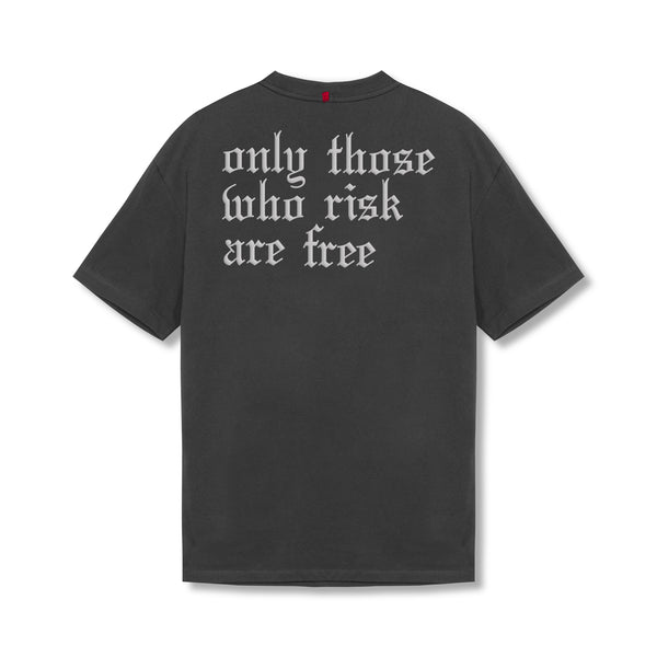 0797. Tech Essential™ Relaxed Tee - Space Grey/White "OTWR"