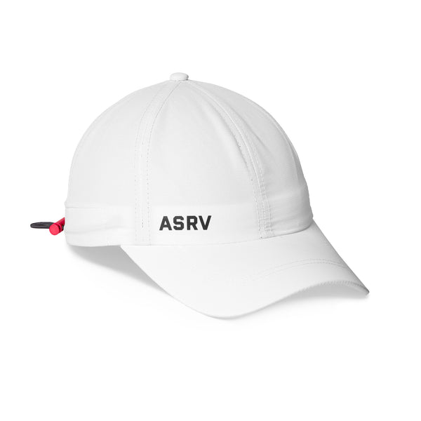 0821. Performance Cinch Hat - White/Black "ASRV"
