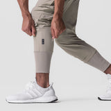 0825. Tetra-Lite® Cargo High Rib Jogger - Sand Smoke