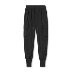 0825. Tetra-Lite® Cargo High Rib Jogger - Black