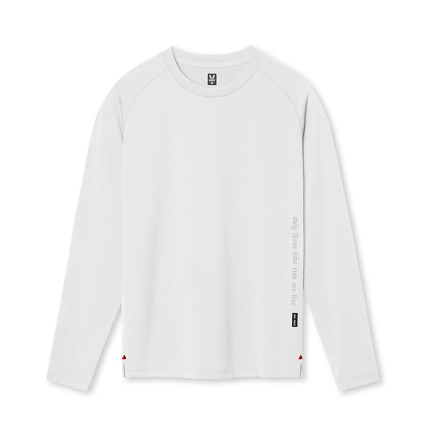 0832. 3D-Lite® 2.0 Fitted Long Sleeve - White "OTWR"