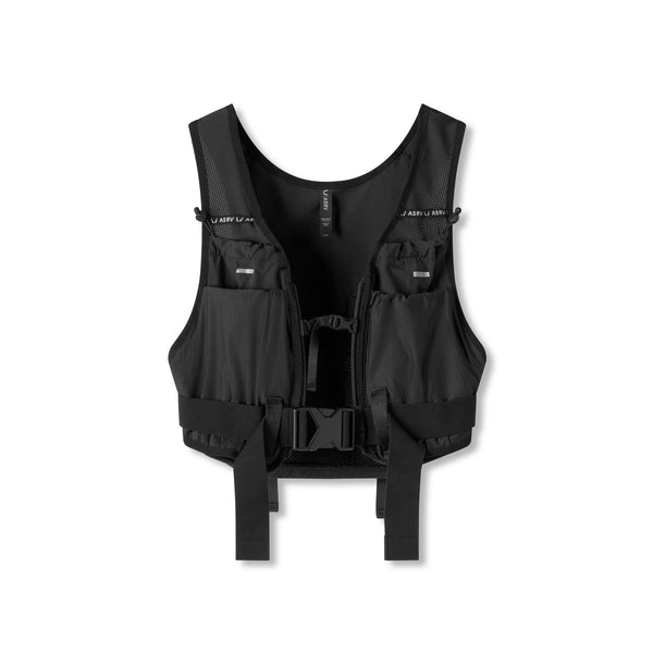 0899. 2-in-1 Packable Run Vest - Black