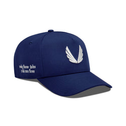 New Era® 9Forty® A-Frame Hat - Deep Blue/White