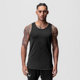 0830. AeroSilver® Tank Top - Black "OTWR"