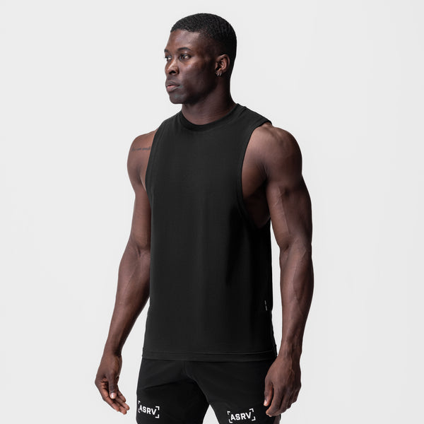 0926. Supima® Muscle Tank - Black