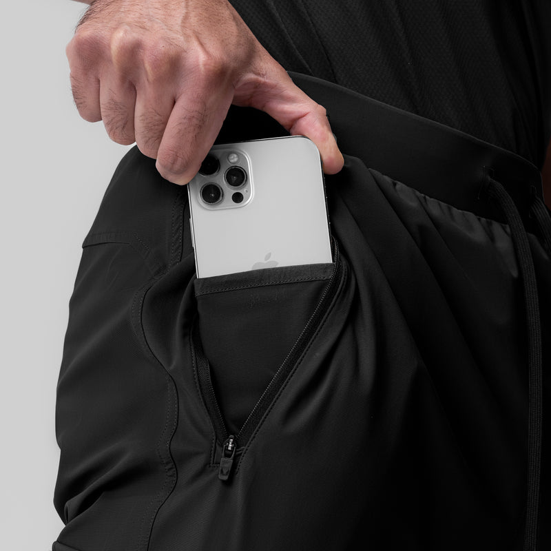 1099. Tetra-Lite® Ice Cargo High Rib Jogger - Black