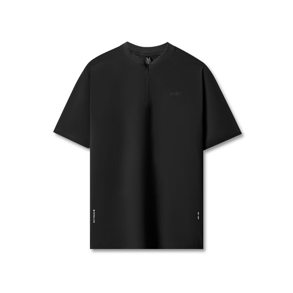 1087. Tetra-Lite® Ice Zip Tee - Black