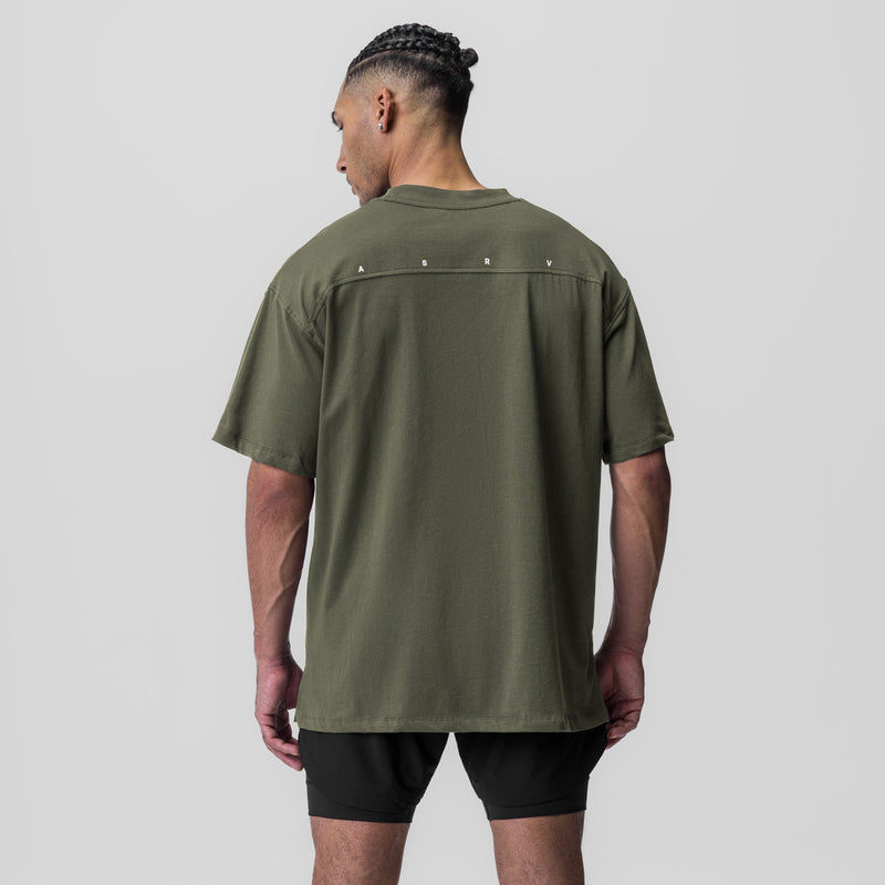 0824. Supima® Oversized Tee - Olive