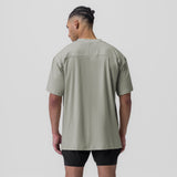 0824. Supima® Oversized Tee - Sage