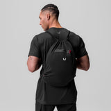1084. Antibacterial Mesh Drawstring Bag - Black