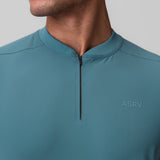 1087. Tetra-Lite® Ice Zip Tee - Storm