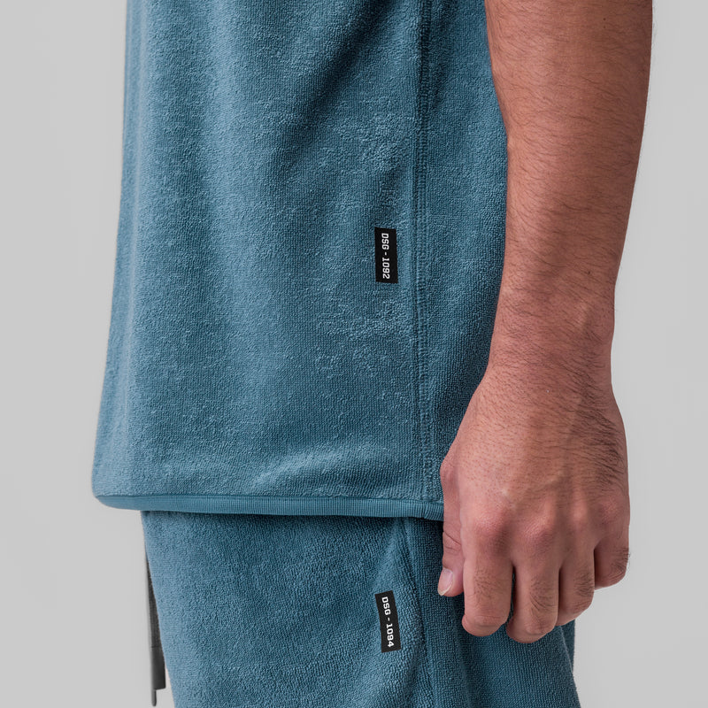1092. Towel Terry Cutoff - Storm