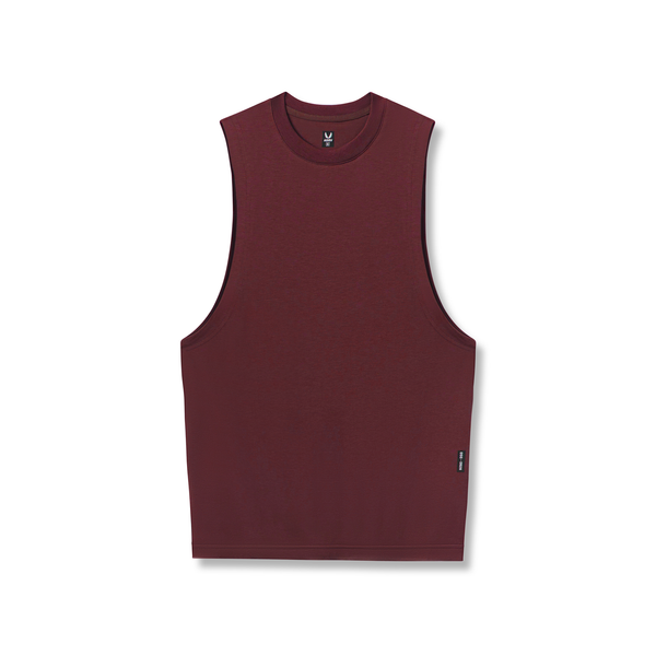 0926. Supima® Muscle Tank - Crimson
