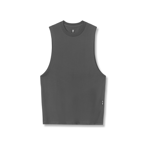 0926. Supima® Muscle Tank - Space Grey