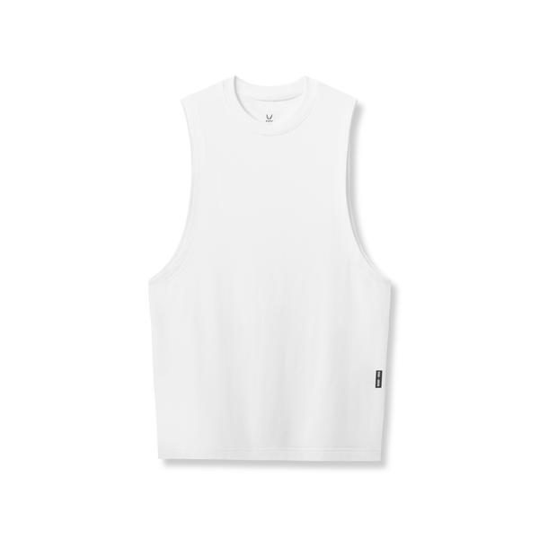0926. Supima® Muscle Tank - White